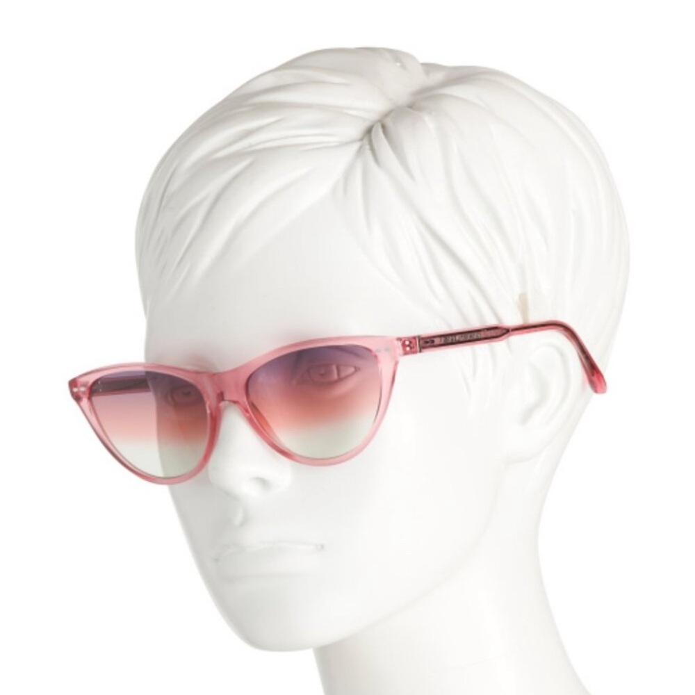 ISABEL MARANT ACETATE CAT-EYE SUNGLASSES IN PINK/PURPLE - Picture 6 of 9